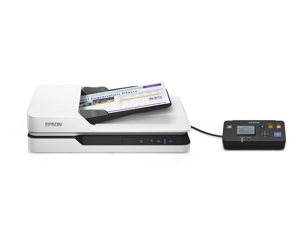 Scanner de Documents Epson WorkForce DS-1630 — Recto-Verso (Vitre + ADF)
