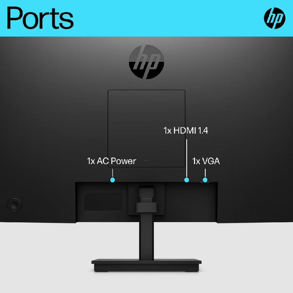 Moniteur Écran HP V24v G5 — 23.8" LED Full HD (VGA / HDMI)