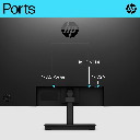 Moniteur Écran HP V24v G5 — 23.8" LED Full HD (VGA / HDMI)