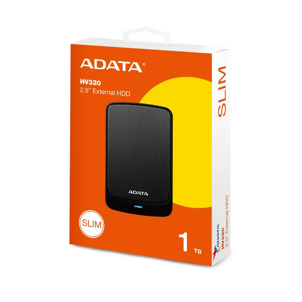 Disque Dur Externe ADATA HV300 Slim — 1To (USB 3.2 Gen 1 / 2.5")