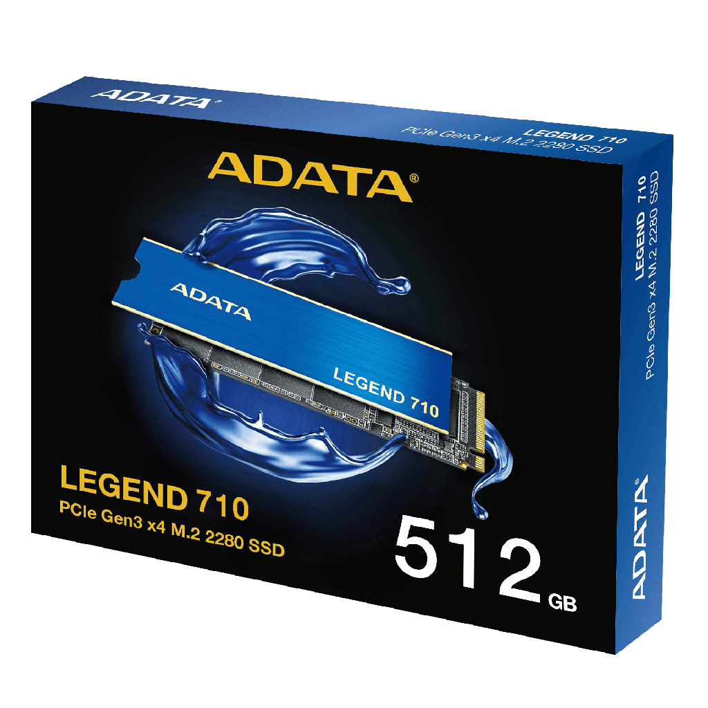 Disque SSD Interne ADATA Legend 710 — 512 Go (NVMe PCIe Gen3 x4)