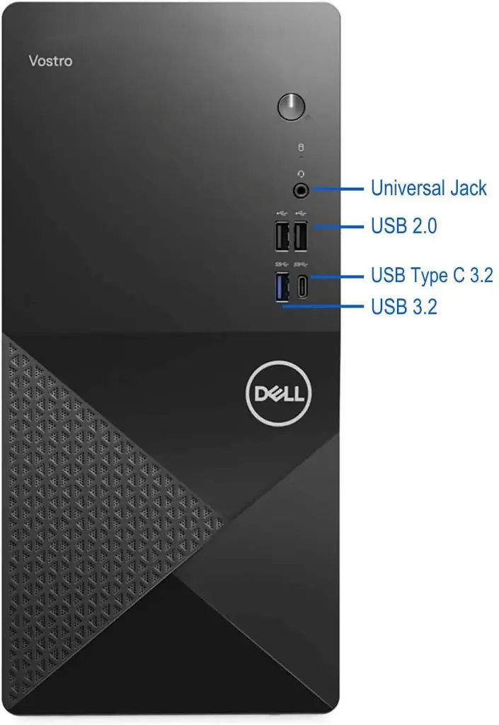 PC de Bureau Dell Vostro 3030 Tower — Intel Core i5-13400 / 8Go DDR5 / 512Go NVMe / Wi-Fi / Écran Dell 24" SE2422H