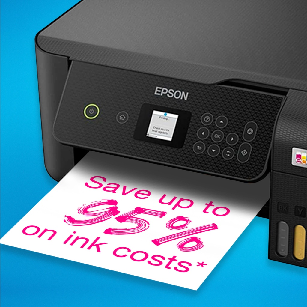 Imprimante Multifonction 3-en-1 Epson EcoTank L3260 — A4 / Wi-Fi / Écran LCD 3,7 cm