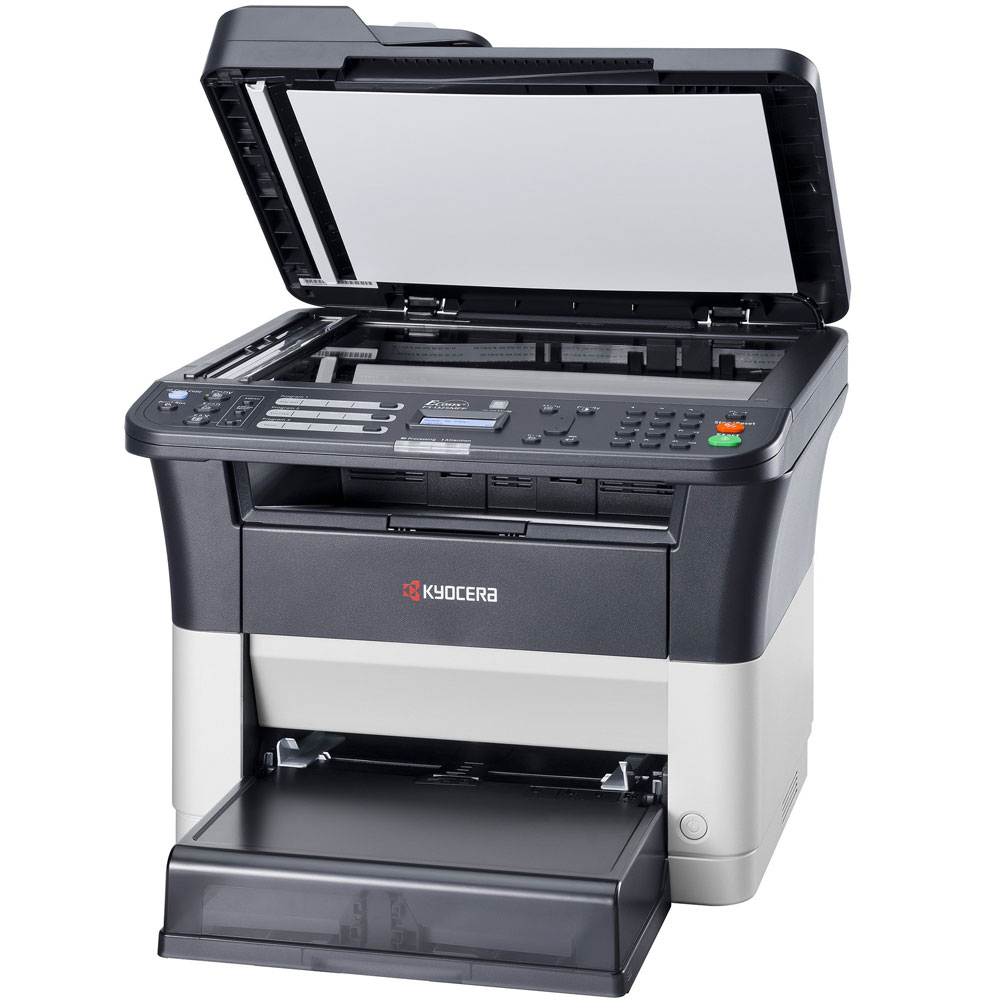 Imprimante Laser Monochrome Multifonction 3-en-1 Kyocera FS-1025MFP — Compacte / Réseau / Recto-verso
