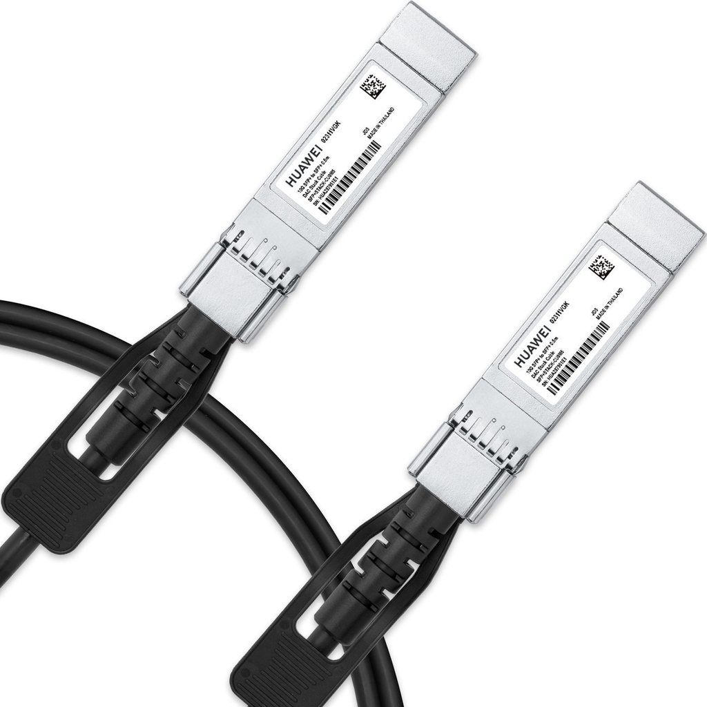 Câble de Stacking Huawei SFP+ DAC — 10G SFP+ vers SFP+ (0.5 m) (02311VGK)