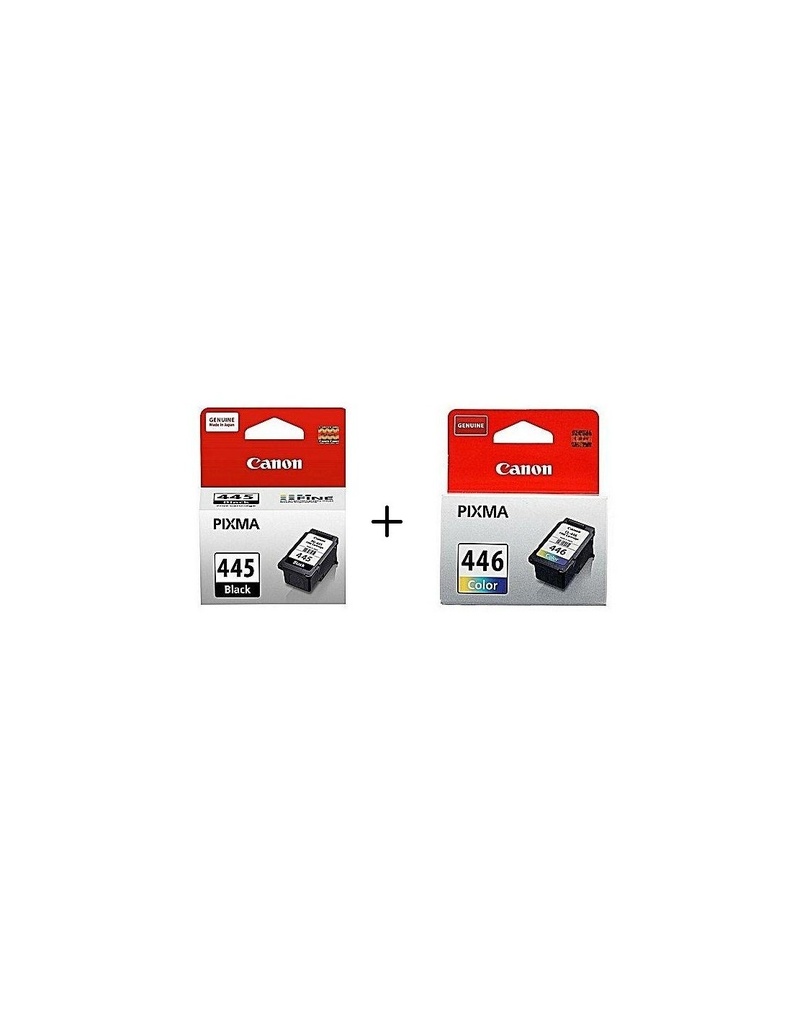 Pack de 2 Cartouches Originales Canon PG-445 (Noir) & CL-446 (Couleur) — Gamme PIXMA MG & TS