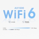 Système Wi-Fi 6 Mesh AX1500 TP-Link Deco X10 (Pack de 2 Unités)