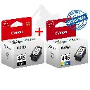 Pack de 2 Cartouches Originales Canon PG-445 (Noir) & CL-446 (Couleur) — Gamme PIXMA MG & TS