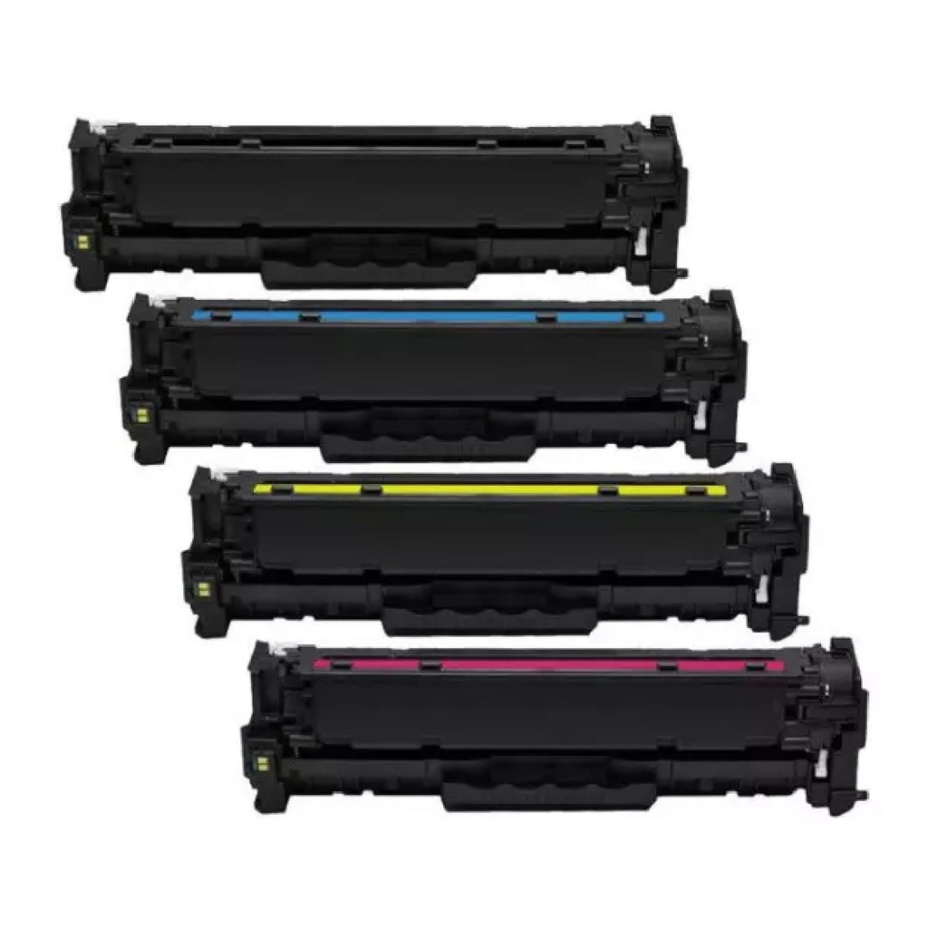 Pack de 4 Toners Génériques Universels Ink Master — BK/C/M/Y pour Séries HP 125A & 128A