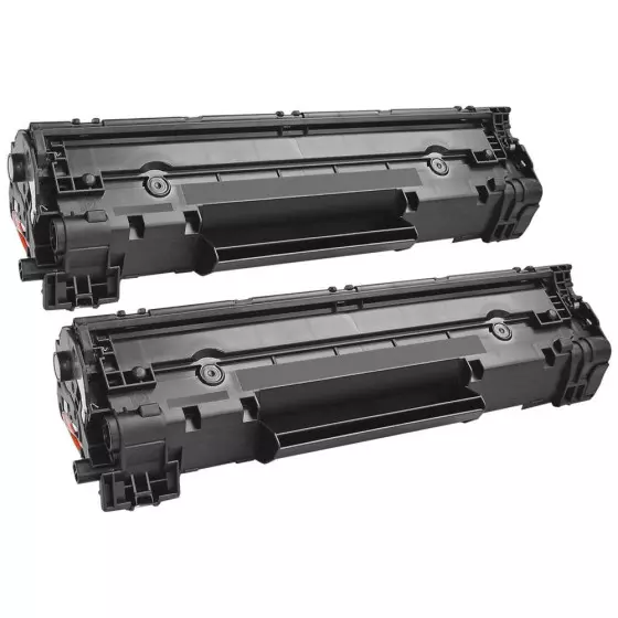 Toner Générique Ultra-Universel — Noir pour Séries HP LaserJet P1102 / M1212 / P1505 / P1606 et Canon LBP6030