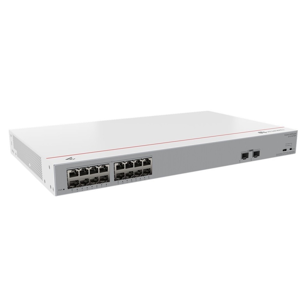 Switch PoE+ Gigabit Huawei eKitEngine S110-16LP2SR — 16 Ports GE PoE+ + 2 Ports SFP