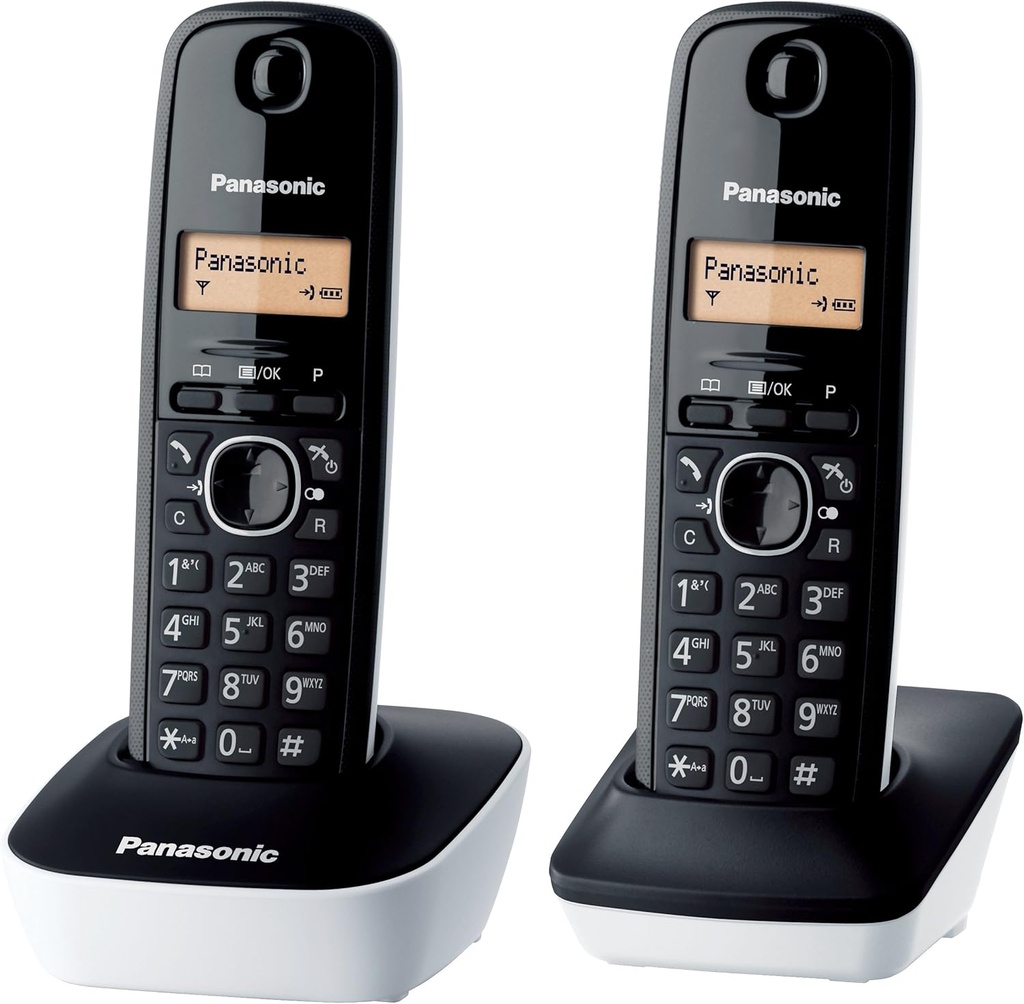 Téléphone Sans Fil Panasonic KX-TG1612 — Pack Duo (2 Combinés)
