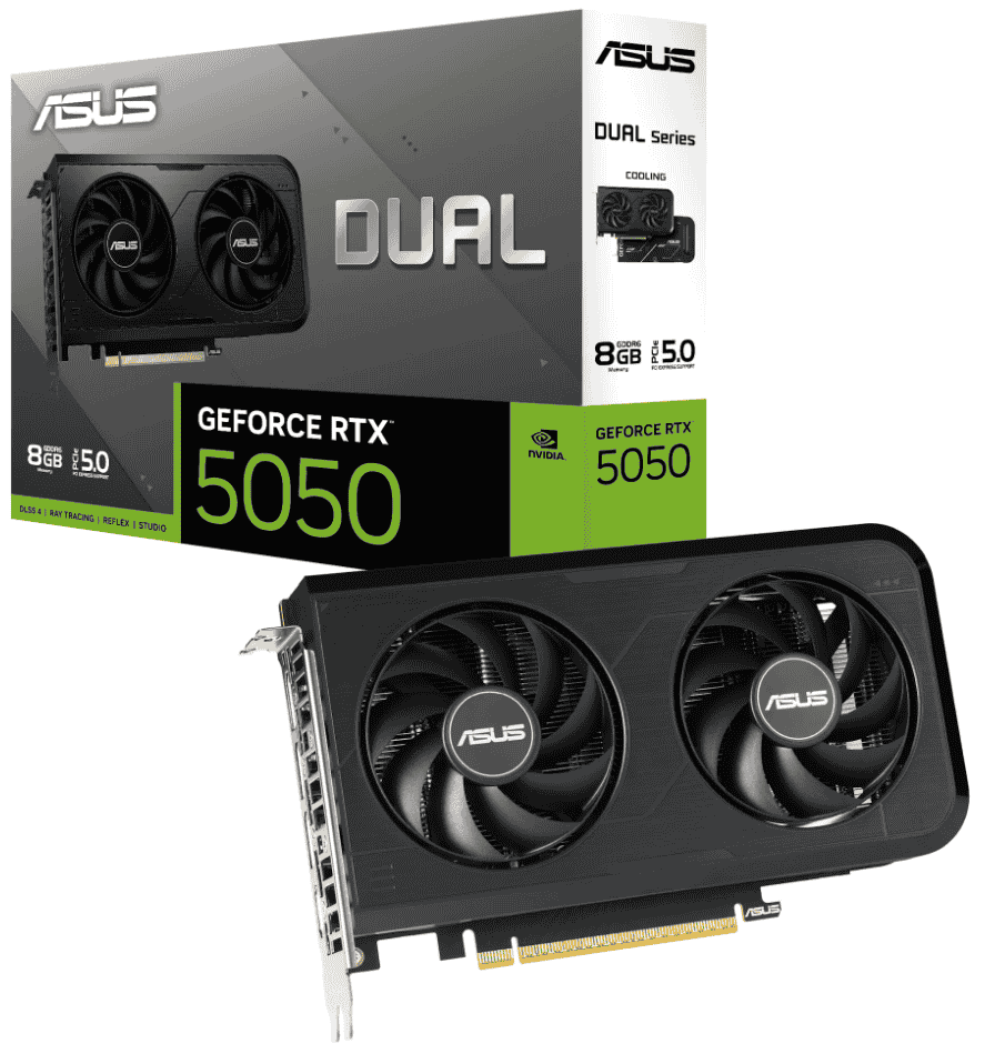 Carte Graphique Asus Dual GeForce RTX 5050 — 8Go GDDR7 (90YV0N72)
