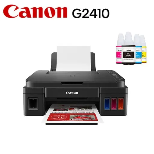 [CAN-G2410-MEGATANK] Imprimante Multifonction 3-en-1 Canon PIXMA G2410 — MegaTank à réservoirs rechargeables
