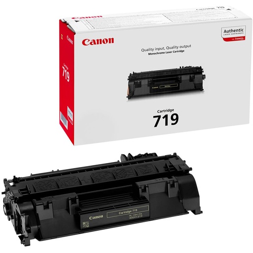 [CAN-TONER-719] Toner Original Canon 719 Noir — Standard pour Séries LBP6300 et MF5800/5900