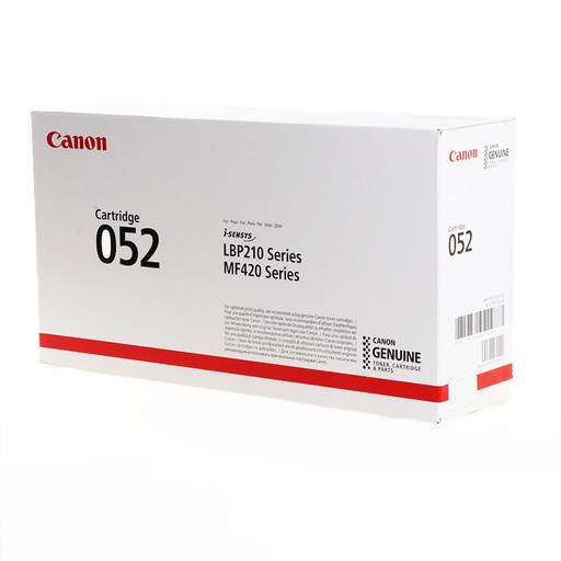 [CAN-TONER-052] Toner Original Canon 052 Noir — Standard pour Séries i-SENSYS LBP210 et MF420