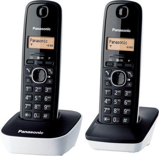 [PAN-KXTG1612-DUO] Téléphone Sans Fil Panasonic KX-TG1612 — Pack Duo (2 Combinés)